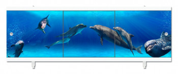Экран п/в Ультралегкий АРТ 1,68 (Дельфины)