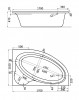 Ванна акриловая Эдера правая 170*110 Сантек